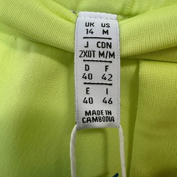 Adidas A-Line Skirt with Contrast Stripes Yellow - Picture 5 of 12